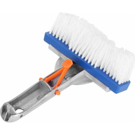 Brosse de piscine Triumph, brosse de nettoyage portable en nylon de 14 cm (5,5 pouces) pour le nettoyage des parois et du fond de piscine. Accessoires pour le nettoyage des piscines. Environ 147 g. (1/5)