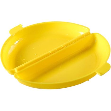 Omelette para microondas - Cocedor de huevos para microondas - Preparación del desayuno - Silicona irrompible - 21 x 12 cm - No especificado (1/5)