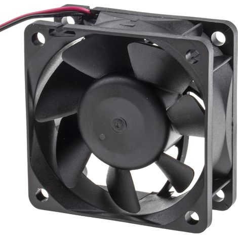 Ventilateur axial RS PRO 24 V c.c., 28cfm, 60 x 60 x 25mm, 3.9W ( Prix pour 1 ) (1/2)