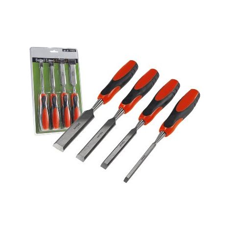 Stechbeitel Set 4 Größen, Holzmeißel für Schnitzerei (1/5)