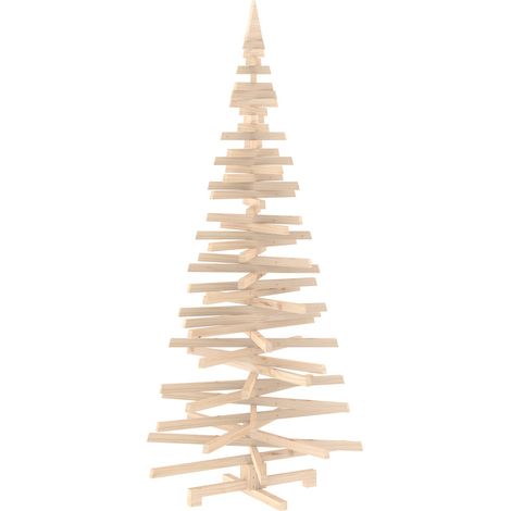 Árbol de Navidad de madera KOTKA 240 cm Madera de Pino Maciza vidaXL (1/5)