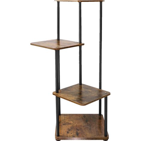 Soporte para plantas, expositor versátil, para uso interior y exterior, de 4 niveles. (1/2)