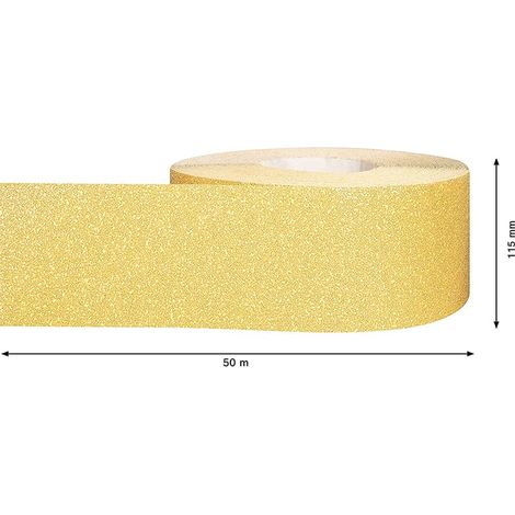 BOSCH ROLLO DE PAPEL DE LIJA EXPERT C470 PARA LIJADO MANUAL DE 115 MM TAMAÑO DEL GRANO 240 Medida de largo 50 metros