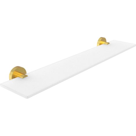 Nimco Unix - Étagère, longueur 60 cm, verre/doré brossé UNZ 13091B-60-Z (1/2)
