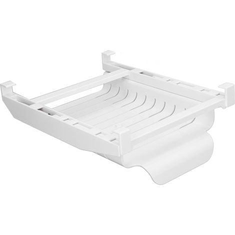Support de rangement pour réfrigérateur, étagère extensible avec rails coulissants et sacs de conservation hermétiques