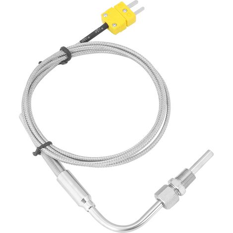 Thermocouple EGT de type K pour sonde de température des gaz d'échappement avec extrémité et connecteur exposés (1/5)