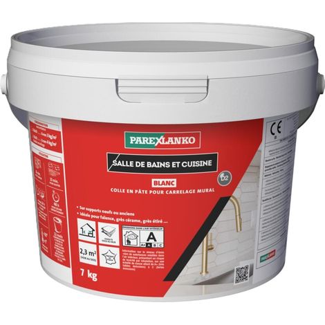 Colle carrelage pâte Salle de bains et Cuisine 7kg (1/5)