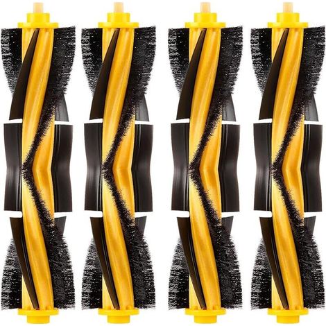 (4 pezzi) Rulli spazzola N10, ricambi per spazzola principale per aspirapolvere robot Ecovacs DEEBOT OZMO N10 N10 Plus 920 950 T8 AIVI Max T9 T5 N5 N7 N8+ N8 Pro DX55 DX93 DJ65 (1/5)