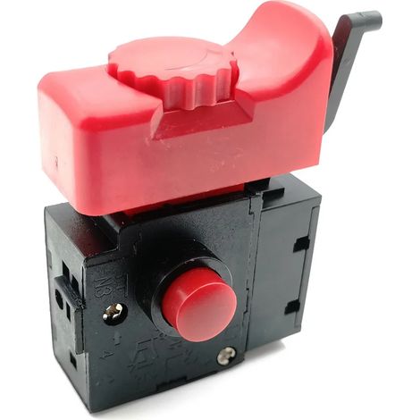 (gris) Bouton de gâchette de contrôle de vitesse miniature pour outil électrique, compatible avec meuleuse d'angle, marteau perforateur et perceuse à percussion. Accessoires pour outils électriques. (1/4)