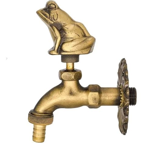 Robinet extérieur jardin en cuivre massif, robinet antigel pour extérieur, mitigeur solaire à eau froide, adapté au jardin et balcon (1/5)