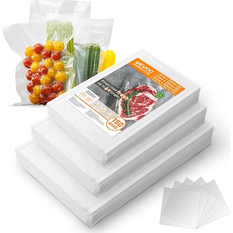 Sac Sous Vide Alimentaire, Combo 3 Tailles (15x25/25x35/30x40cm) (1/5)