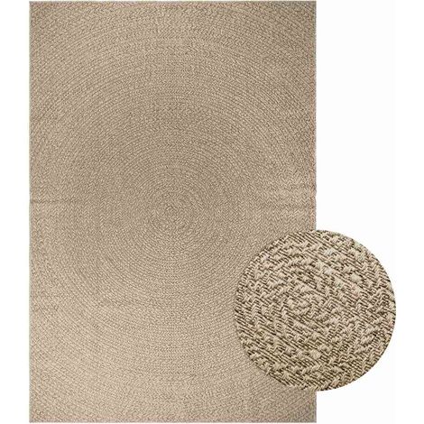 Alfombra ZIZUR aspecto yute interior/exterior beige 200x290 cm vidaXL (1/5)