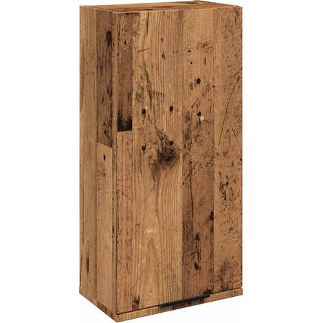 Maison Exclusive - Wand-Badschrank Altholz-Optik 32x20x67 cm