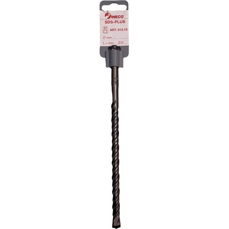 PUNTA TRAPANO MURO ATTACCO SDS-PLUS Ø6,8,10,12,14,16x210mm INECO, " Ø6x210mm "