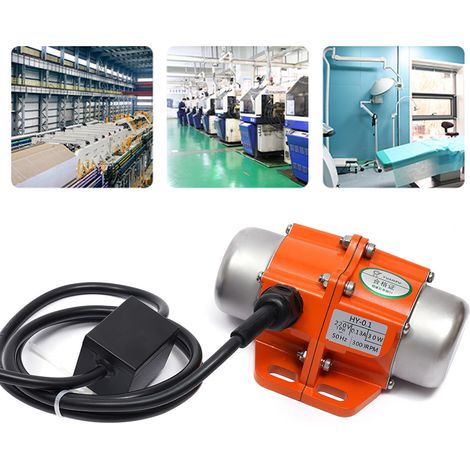 1 Phase Vibrator Vibrationsmotor Asynchroner Vibrationsmotor Mehrzweckmotor für Mechanische Geräte Bergbau, Metallurgie, Kohle, Elektrizität, Bauwesen, Chemie 3000 U/min 220V (30W)