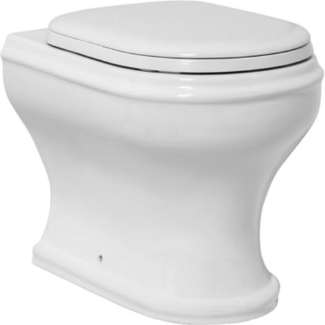 Water Charme filomuro cm. 52x40 scarico traslato bianco lucido di