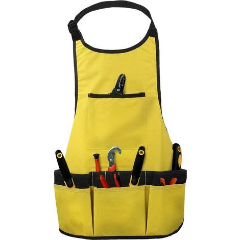 Tablier de Jardin - Tablier de Jardinage Homme et Femme - Tissu Oxford Épais - Imperméable et Résistant à l'Usure - Ceinture Multifonction avec Poches (1/5)