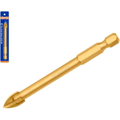 Foret en carbure pour porcelaine 5 x 74 mm WLZ3K01, emballage blister
