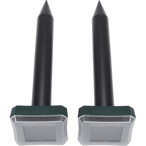 2 pièces ultrasons solaire serpent souris ravageur rongeur répulsif Anti moustique jardin cour (1/5)