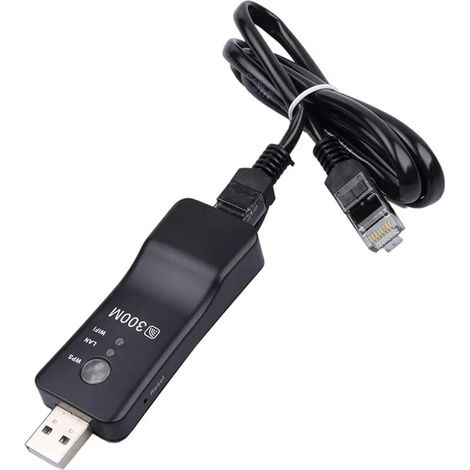 Adaptador inalámbrico USB de doble banda de 300M para HDTV UWA-BR100