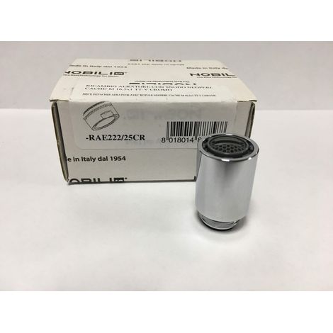 Piece detachee aerateur avec rotule neoperl cache m 16,5x1 tt-v chrome Nobili RAE222/25 Chromé - aérateur