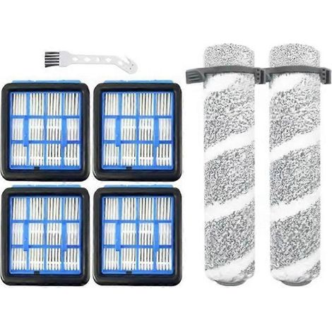 Kit brosse rotative et filtre HEPA pour aspirateur eau et poussière sans fil Bissell 3930F, 3933 V2 et 39999Z. Pièces détachées pour brosse d'aspirateur et filtre. (1/5)