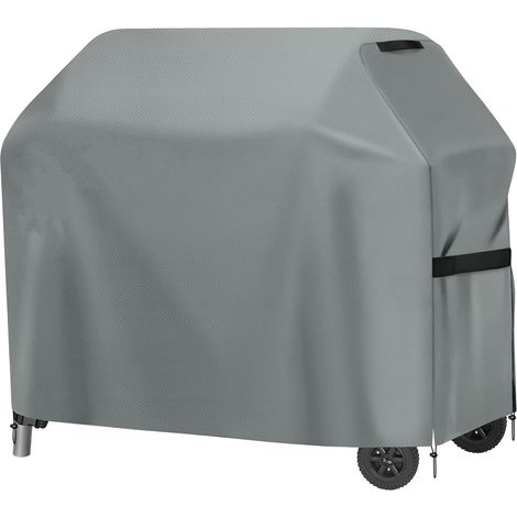 CCYKXAHousse Barbecue, Bâche Barbecue Gaz 147x 61x122cm, Housse Protection Barbecue Exterieur Étanche Protection Solaire, BBQ Couverture pour Weber,Gris (1/5)
