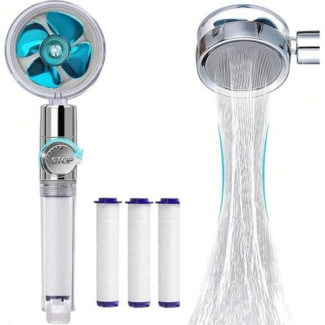 Pommeau de douche - Marque - Modèle - Filtre - Economie d'eau - Anti calcaire (1/4)