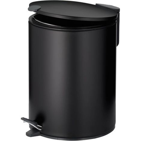 Mülleimer 5 l Schwarz - Matt - Kela