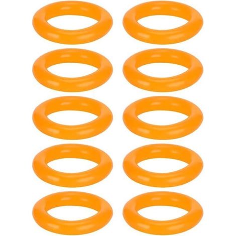 10 Spulenringe, Spulenwickler für Nähmaschinen, Gummiring alter Bauart, Spulenwickler-Reifenring für Nähmaschinen [3,7 cm Außendurchmesser] Nähfüße
