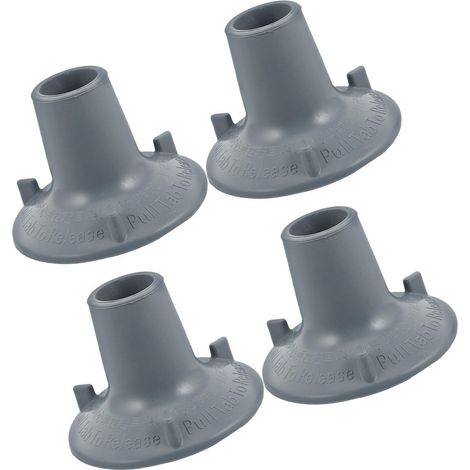 4 Pièces Pied de Rechange à Ventouse en Caoutchouc pour Rail Wc (1/5)