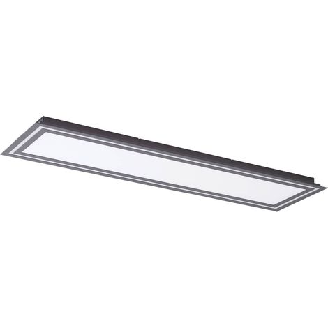 LED Deckenleuchte "Leicy" aus Metall dimmbar mit Fernbedienung für Wohnzimmer & Esszimmer von Lucande (1/5)