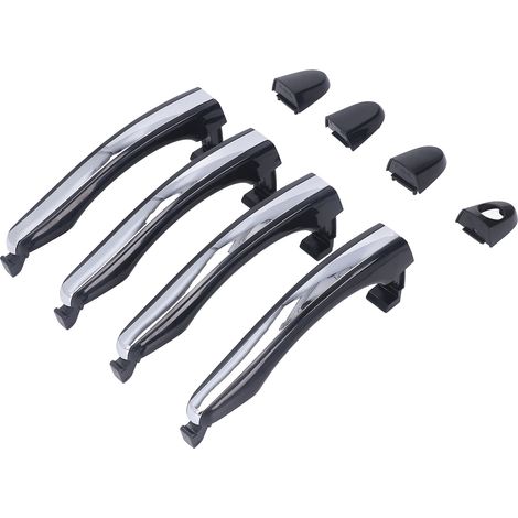 Poignée Extérieure Automobile ABS Chrome, Référence 82651‑3L000, 4 pièces pour Hyundai Azera 2006‑2011 (1/5)