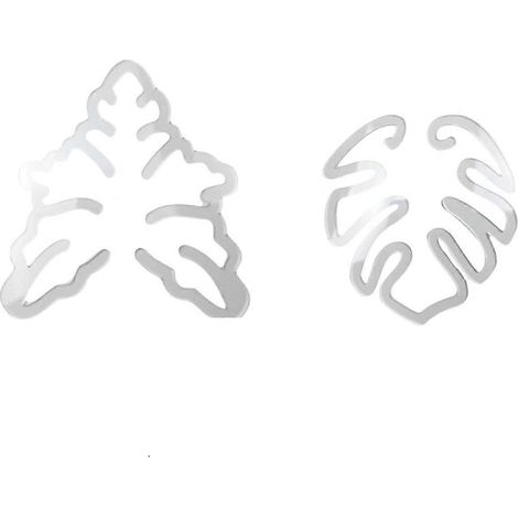 Support à feuilles vertes en forme de fleur, bambou en forme de carapace de tortue A+B (1/5)