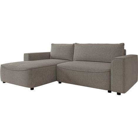 Sofá rinconero TrendyNest Monacha, Izquierda, Función de descanso, Almacenaje, 255x175x93cm, 0