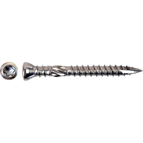 Hartholzschrauben Edelstahl A4 5 x 50 mm Torx 25 mit