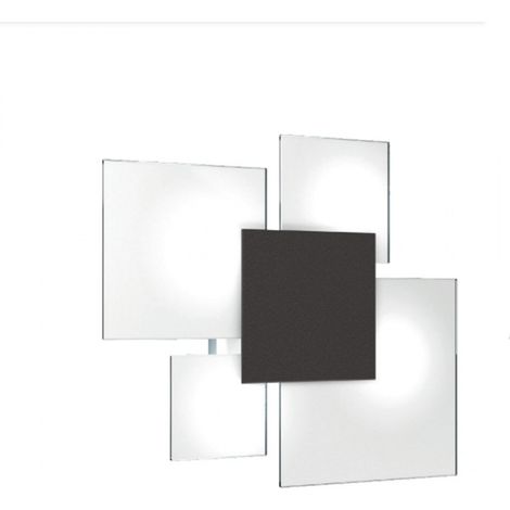 Plafoniera moderna top light upgrade 1148 45 e27 led vetro lampada parete soffitto, colore marrone
