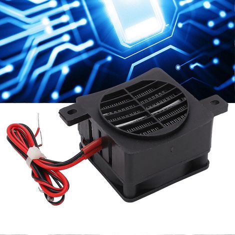 PTC Fan Heater DC12V 50W Constant Temp Heating Insulated Mini Ceramic Air Heater for Small Space (1/5)