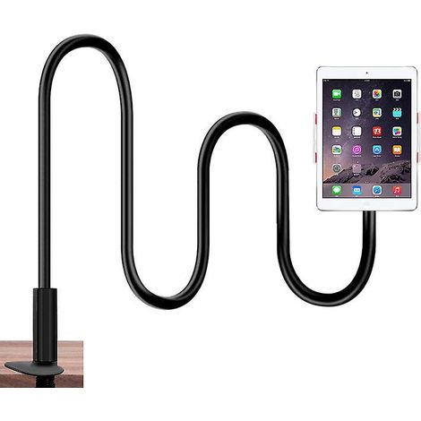 support Telephone Lit, Support Tlphone Avec Col De Cygne Flexible Long Bras Rotation 360 Rglable (1/5)