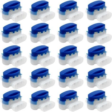 20 Pièces connecteurs de câble, 314 connecteurs de câble remplis de gel résines terminaux, connecteur Étanche raccords de câbles pour jardin extérieur robot voiture Tondeuse (1/5)