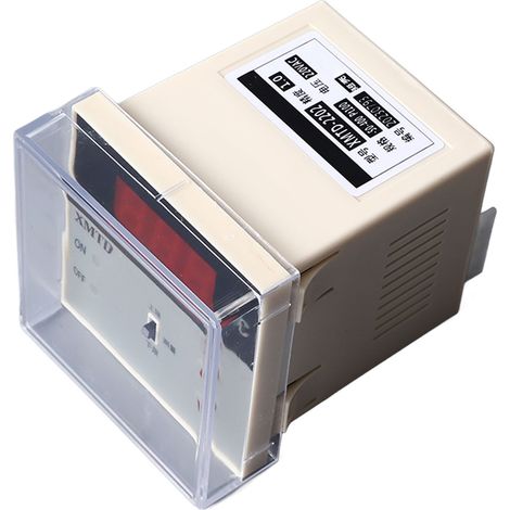 Régulateur de température numérique précis avec alarme de limite supérieure et inférieure, thermostat intelligent 220 V CA (1/5)