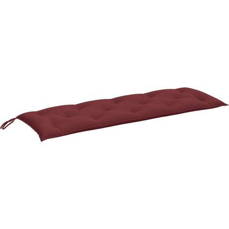 Maison Exclusive - Gartenbank-Auflage Melange Weinrot 150x50x7 cm