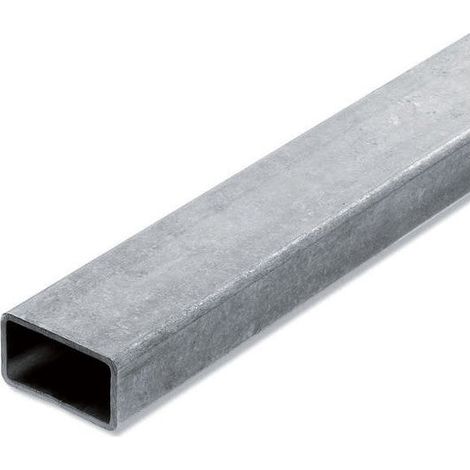 Tube Rectangulaire Acier Brut, L.1 M X L.3.5 Cm X H.2 Cm