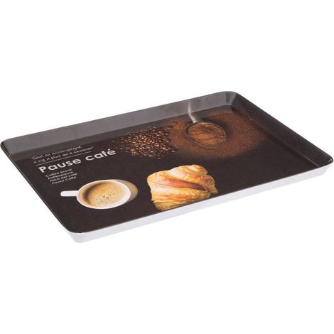 Tablett 30x22cm black edition schwarz - 5five