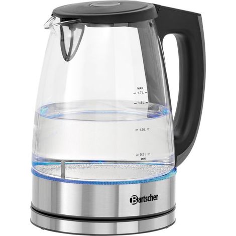 Bouilloire PRO électrique 1,7 Litres en verre avec affichage numérique, 2200 W, 220 V - MONO (1/5)