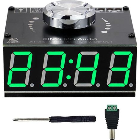 Plaque Préamplificateur Volume 2x50W avec Contrôle des Tons - Carte Amplificateur Numérique (1/5)