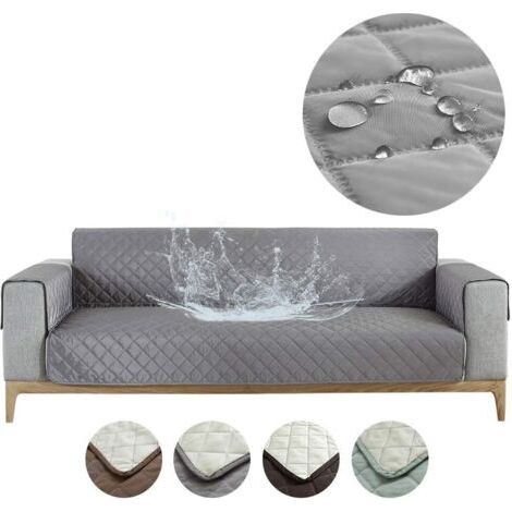 Aougo – Housse de canapé imperméable 100% étanche – Antidérapante avec silicone – Protection contre taches et usure – Lavable en machine (1/5)