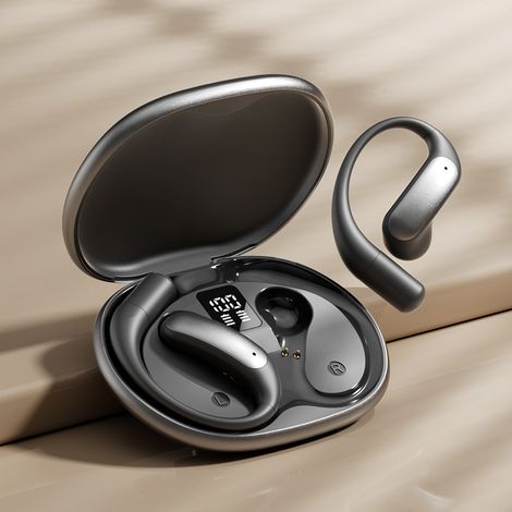 Casque Bluetooth sans fil à affichage numérique M129, , haut de gammeCouleur de l'étain (1/5)