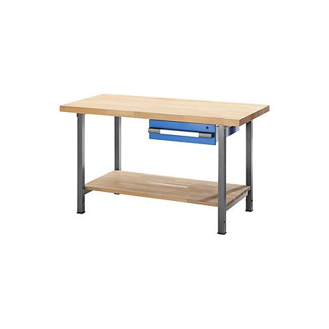 Banco de trabajo de altura regulable  bastidor modular  1 cajón