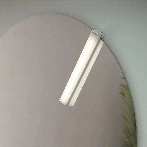 Lampada LED 26 cm cromo per specchio a filo luce naturale 4000K (1/5)